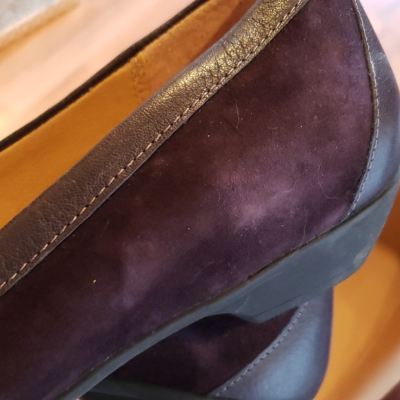 Soft sport purple flats with buckle - Picture 4 of 6